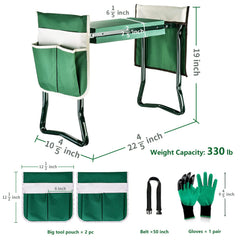 BESTHLS close-up of thick foam pad providing knee cushioning and comfort