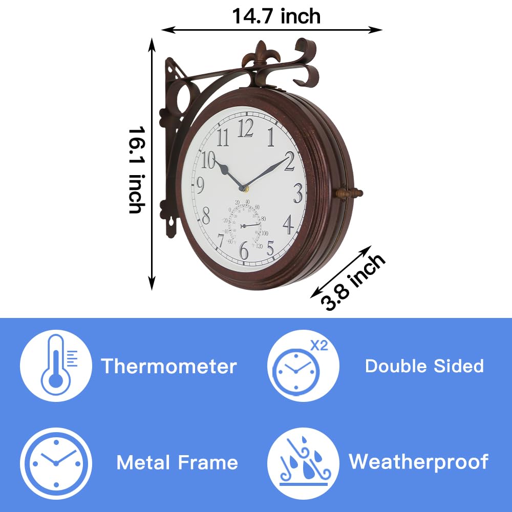 BESTIME close-up of dial and hands for easy reading at a glance