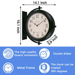 BESTIME side profile displaying double-sided faces for two-way viewing benefit