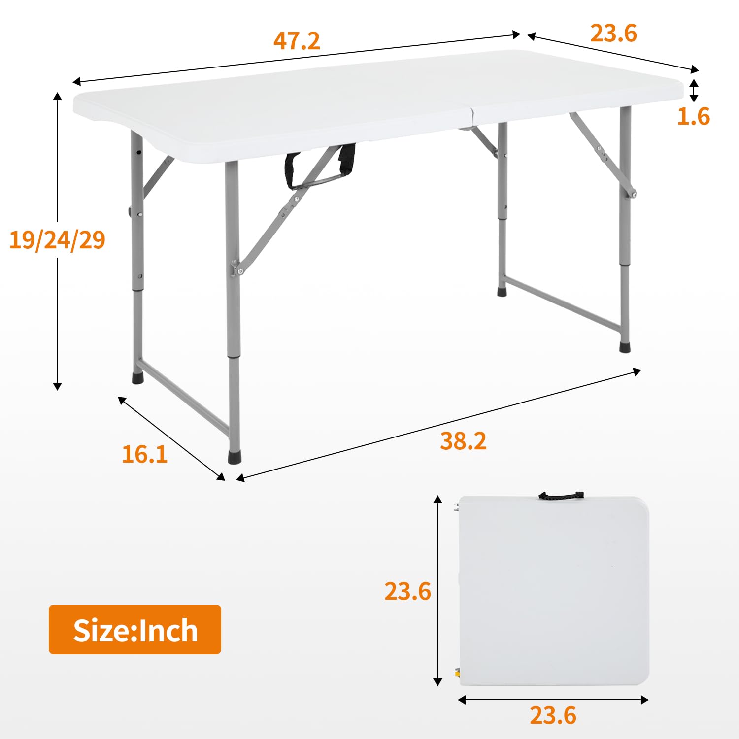 BestOffice size comparison beside chair illustrating 48-inch length and usable workspace