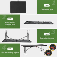 BestOffice table in picnic setting demonstrating portability and outdoor hosting convenience