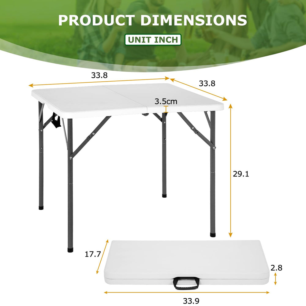 BestOffice table beside a chair showing scale and standard dining height