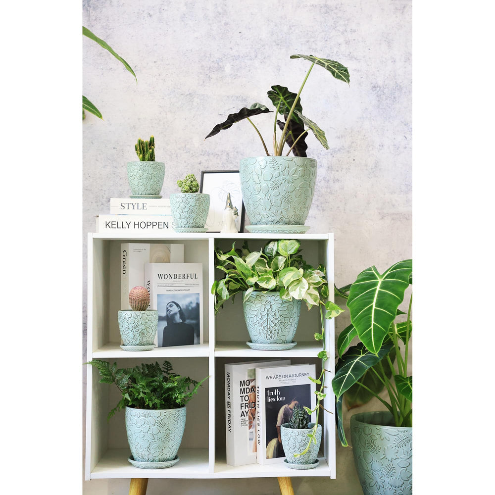 Bestseler embossed botanical motif detail adding texture benefit: decorative accent