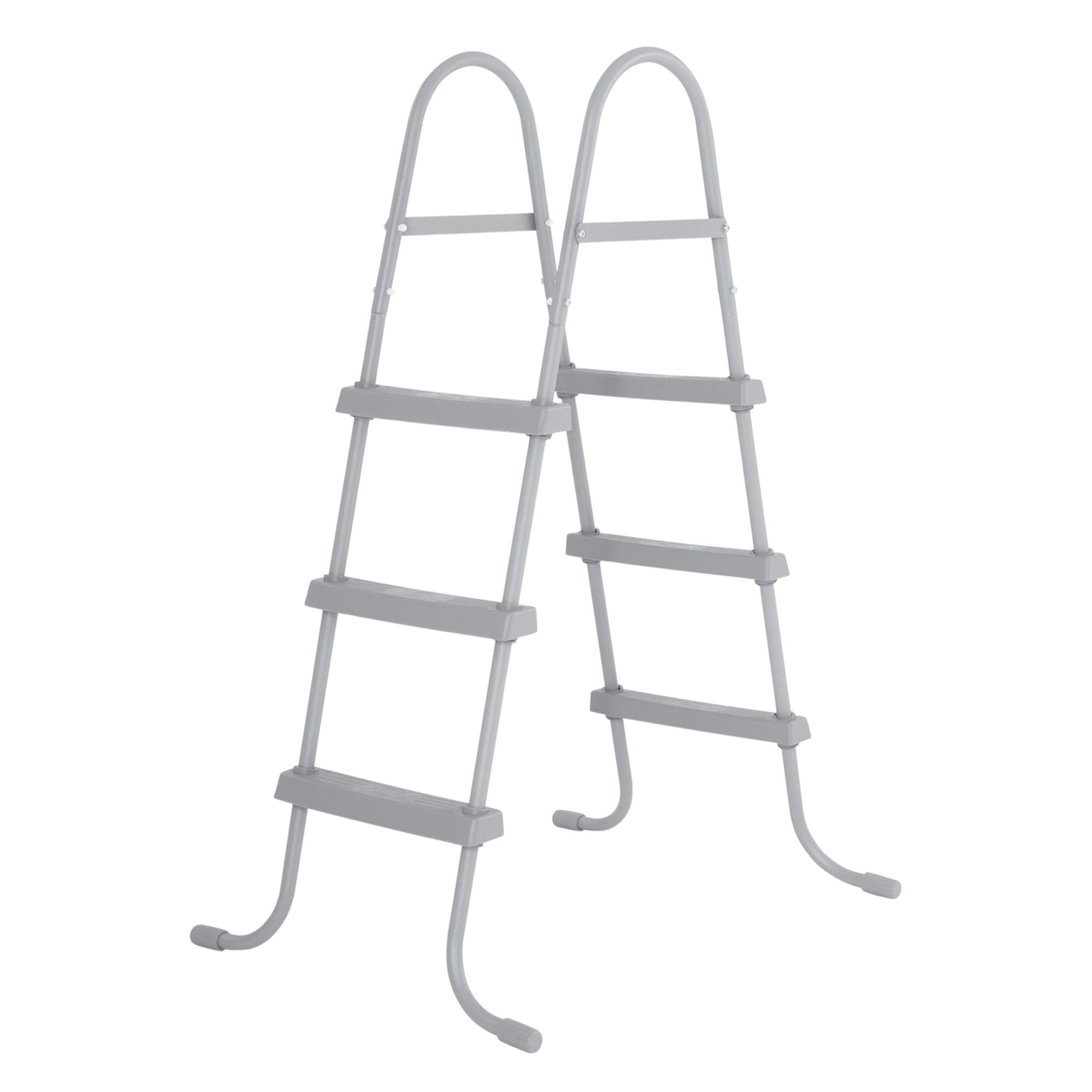Bestway 42" ladder front view showing stable access and secure design