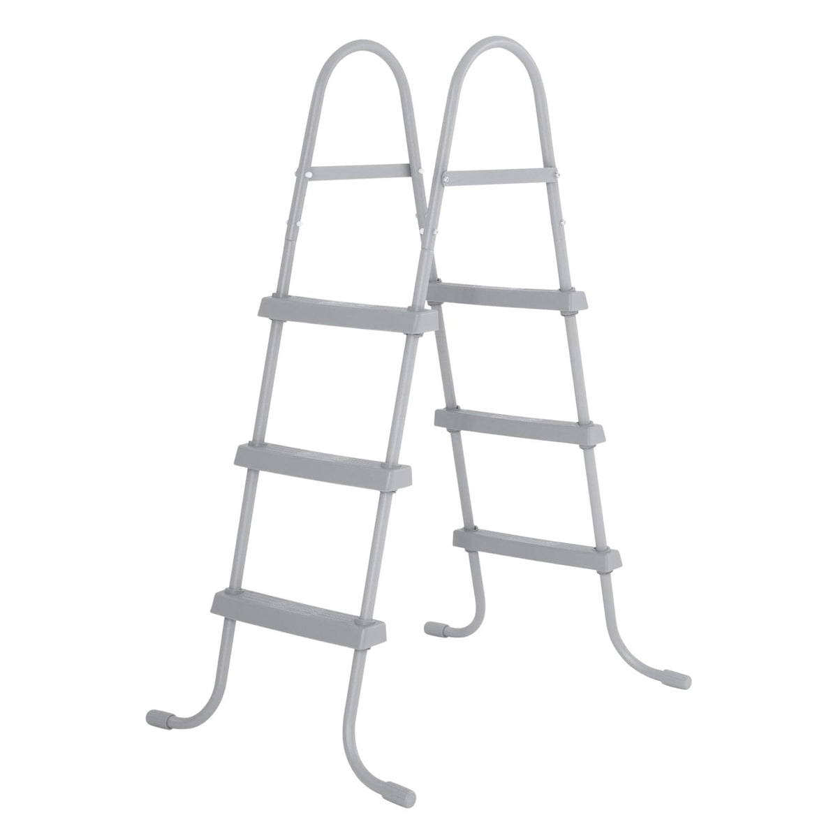 Bestway 42" ladder front view showing stable access and secure design