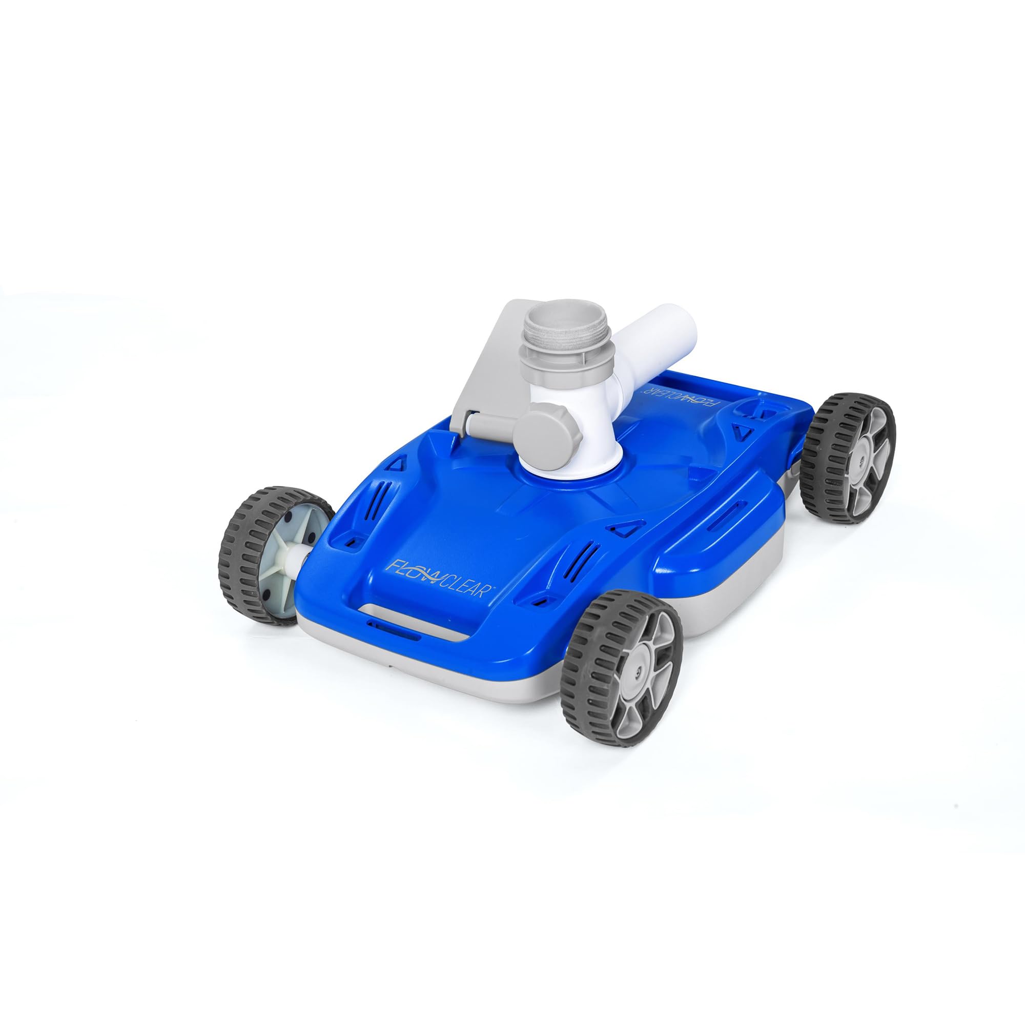 Bestway AquaDrift front view showing compact cleaner design and easy setup
