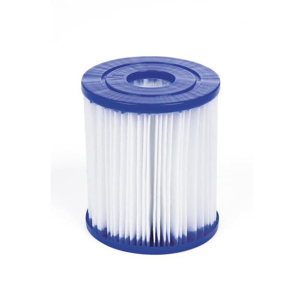 Bestway drain valve connected to hose showing easy controlled draining
