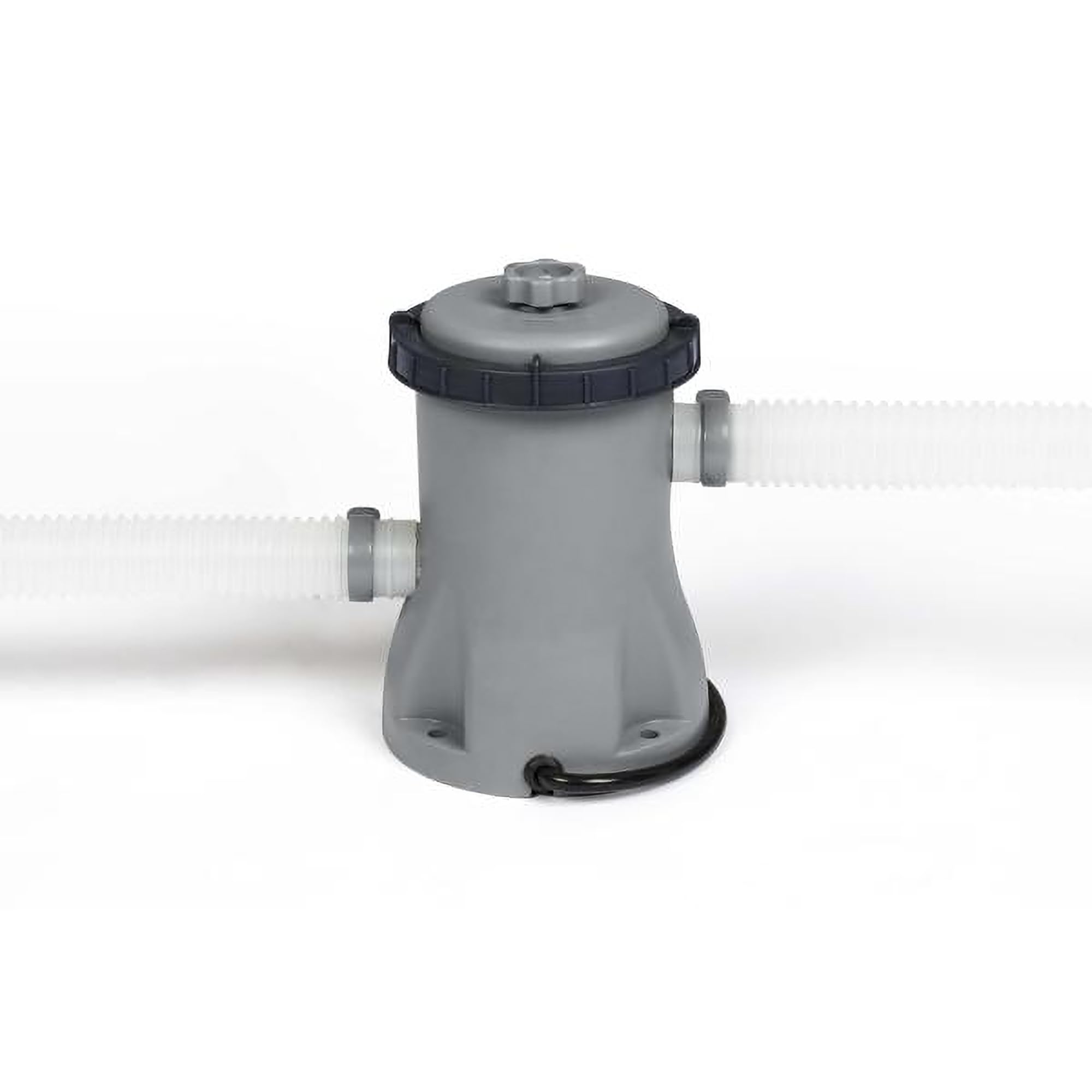 Bestway filter pump attached to pool showing clean circulation benefit