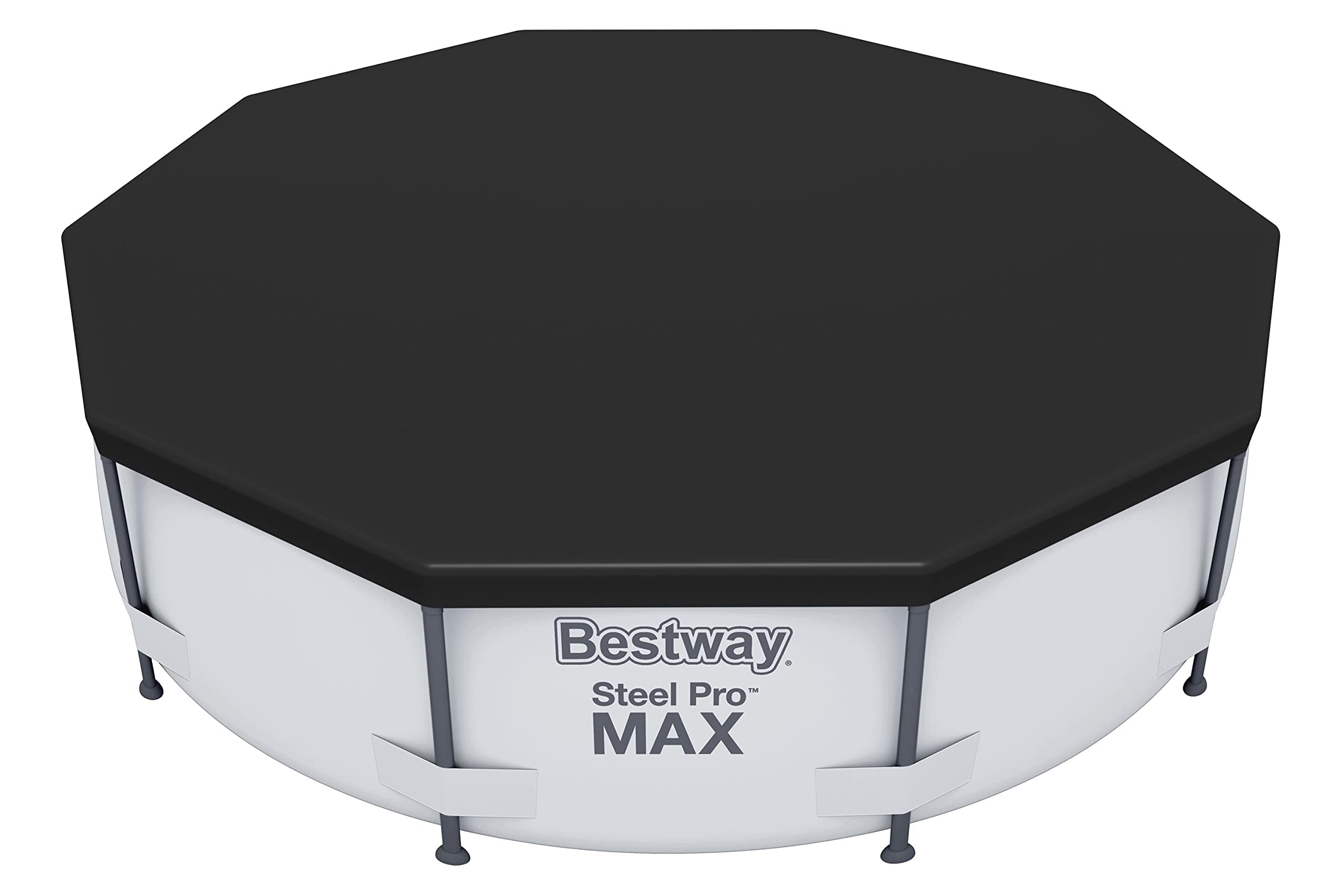 Bestway folded cover ready for storage saving space