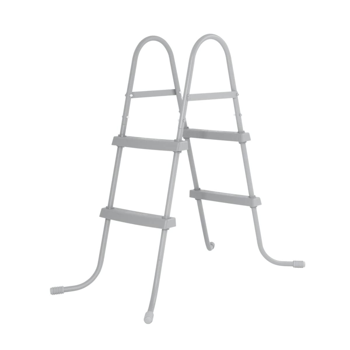 Bestway ladder front view showing sturdy steps and secure frame benefit easy access