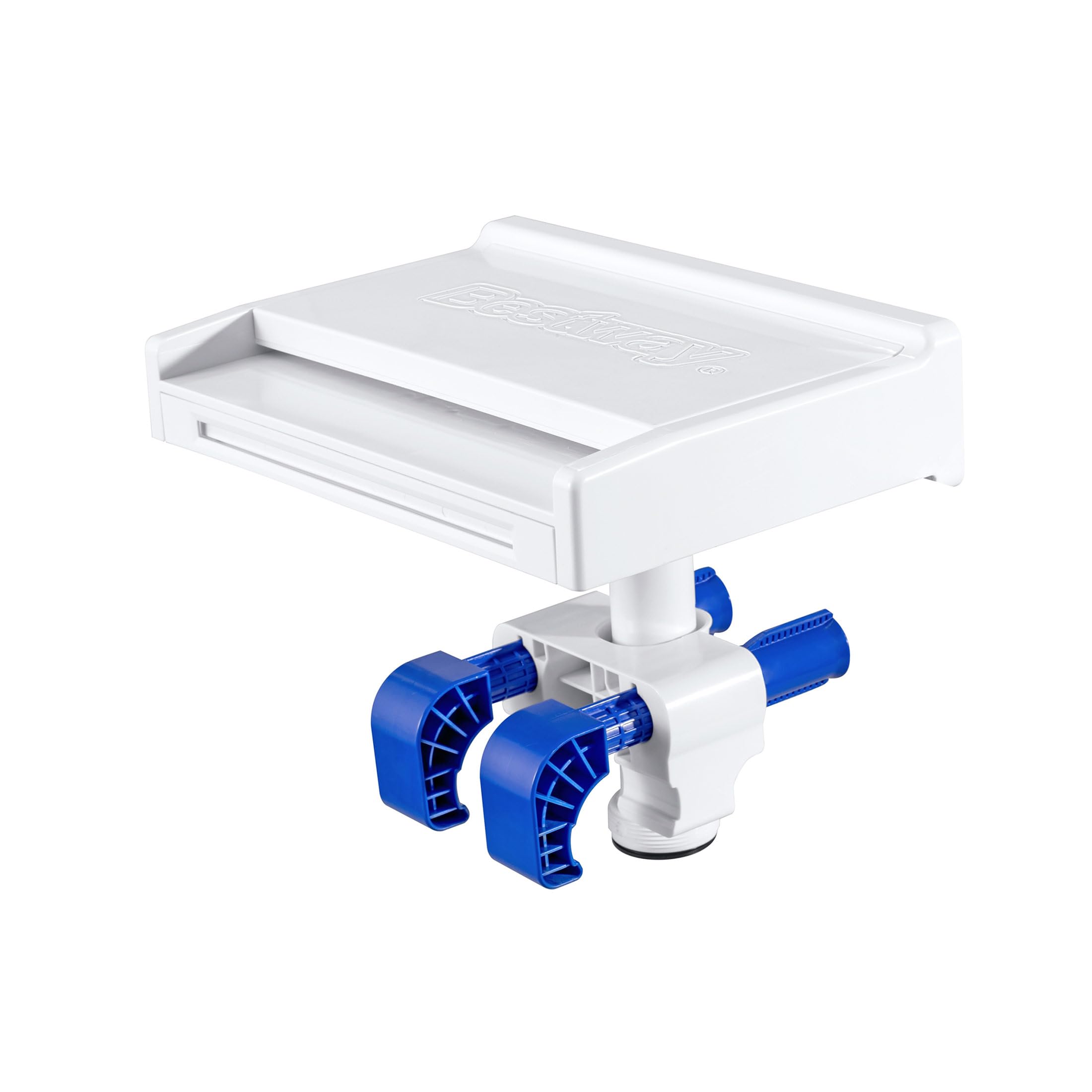 Bestway flowclear front view showing white LED waterfall and cascade effect enhancing pool