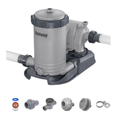 Bestway front view of pump showing compact design and reliable circulation