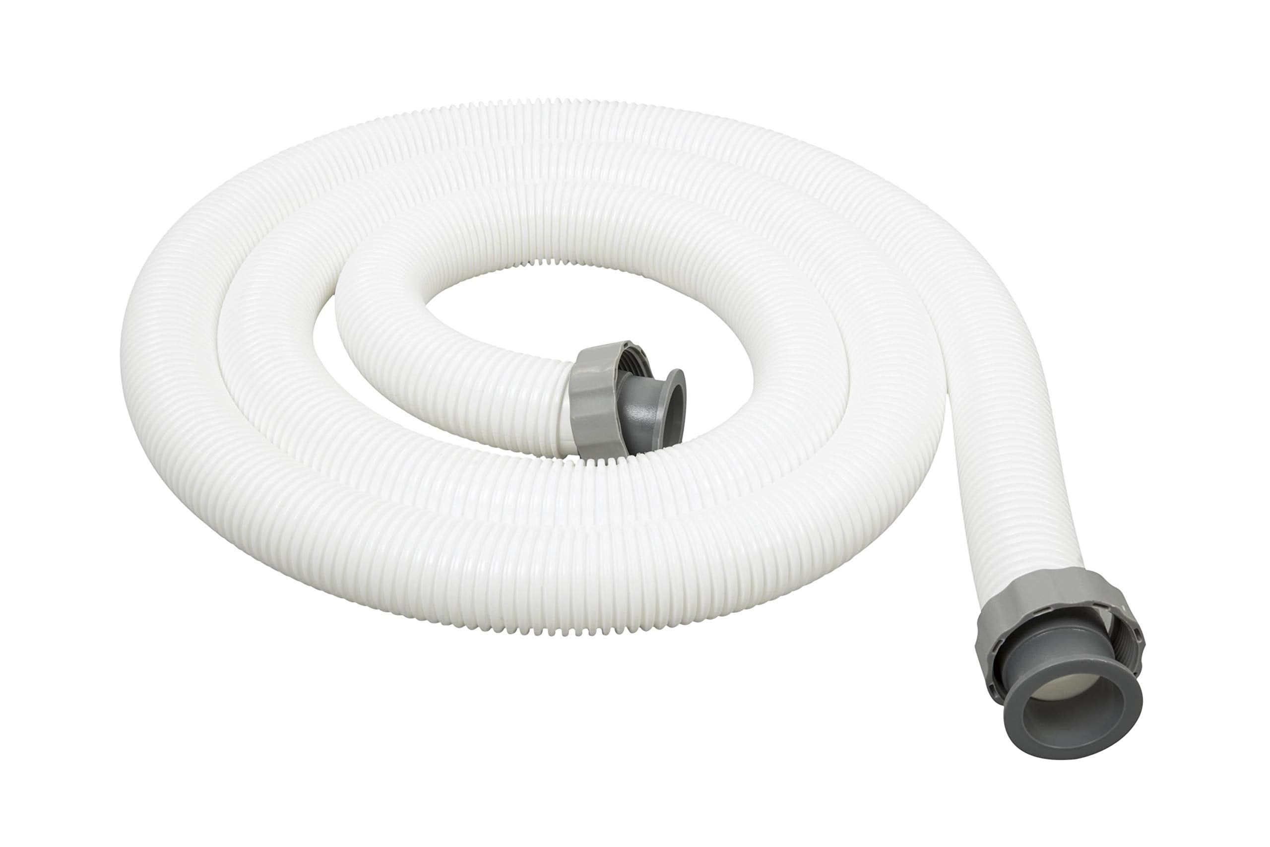 Bestway hose poolside setup showing quick install and improved circulation
