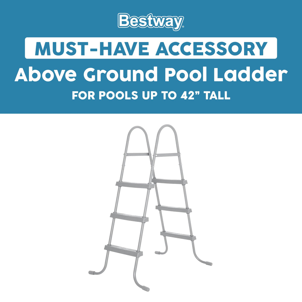 Bestway textured non-slip steps detail providing safe wet grip