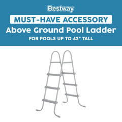Bestway textured non-slip steps detail providing safe wet grip