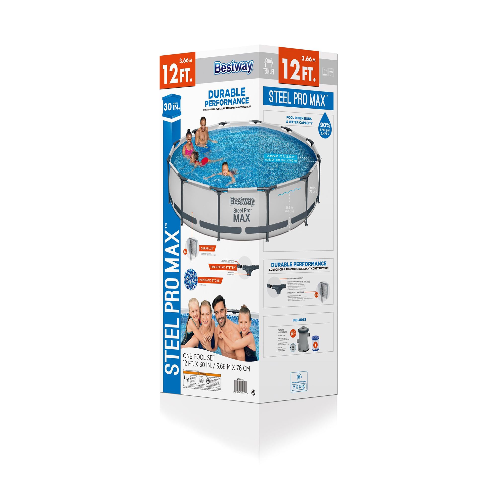 Bestway repair patch and filter cartridge showing quick maintenance readiness