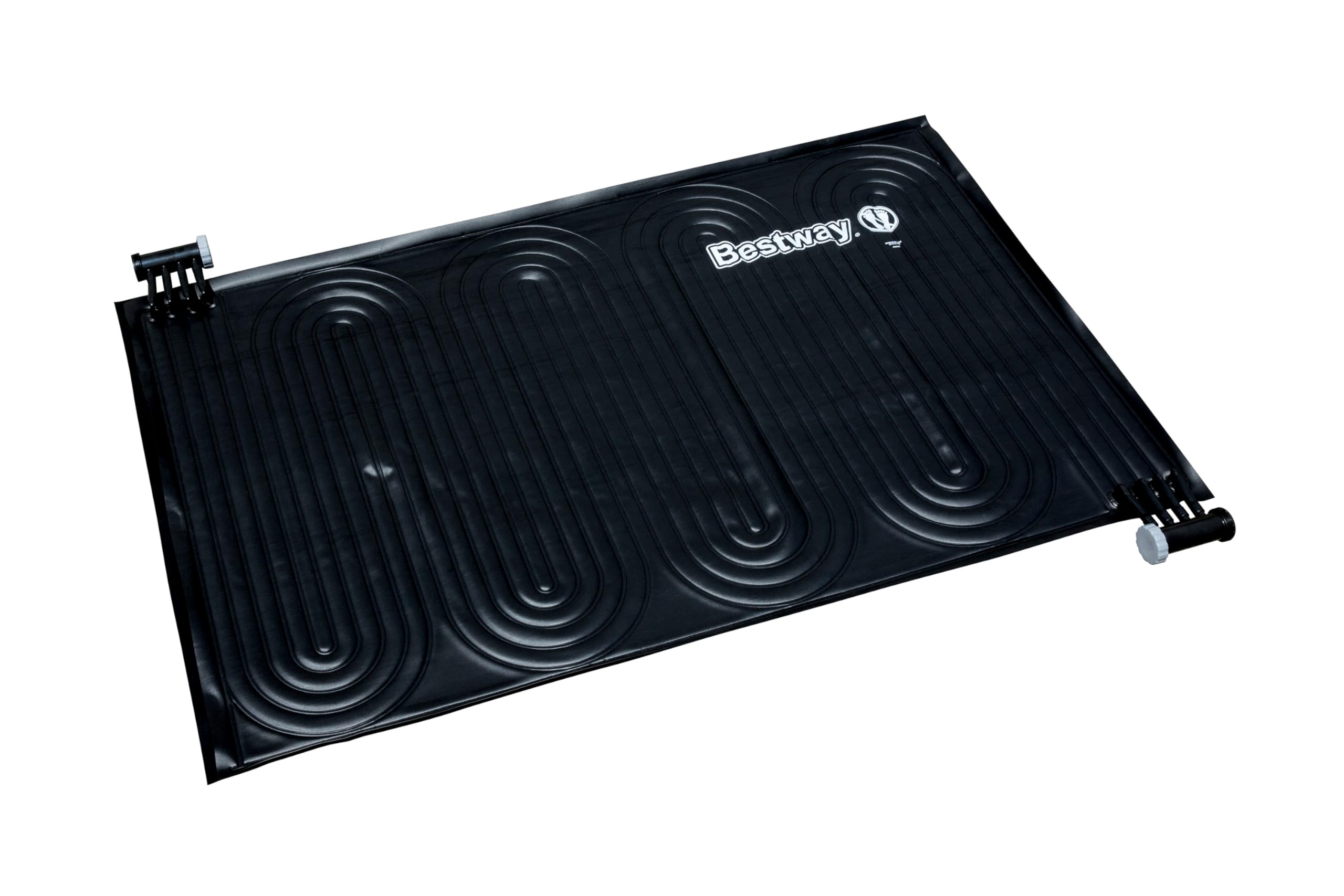 Bestway solar pad front view showing full mat and sun exposure benefit