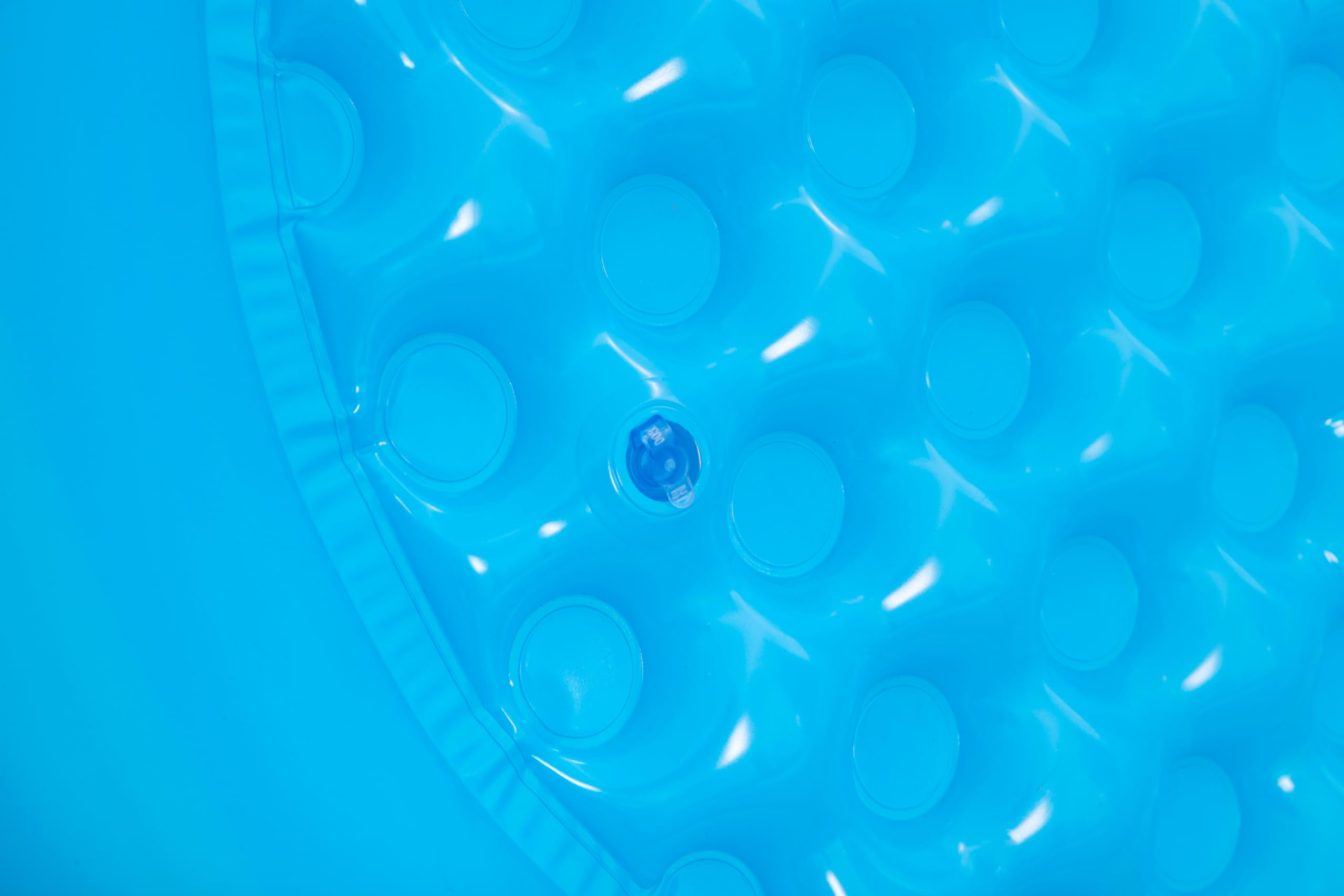 Bestway product label and dimensions visible for quick measurement reference