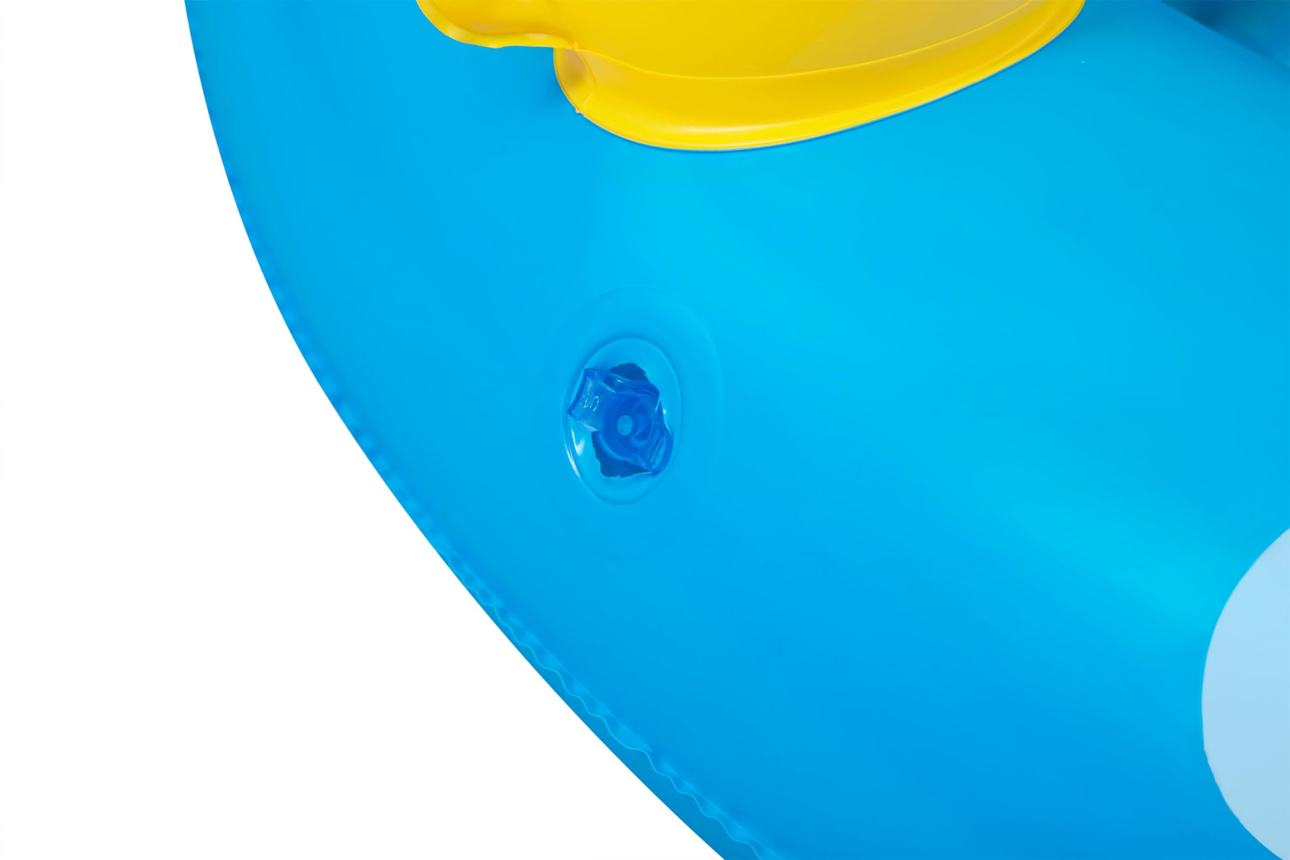 Bestway folded pool packed flat for compact offseason storage convenience