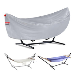 BETERNY front view showing full cover protecting hammock stand and bedding