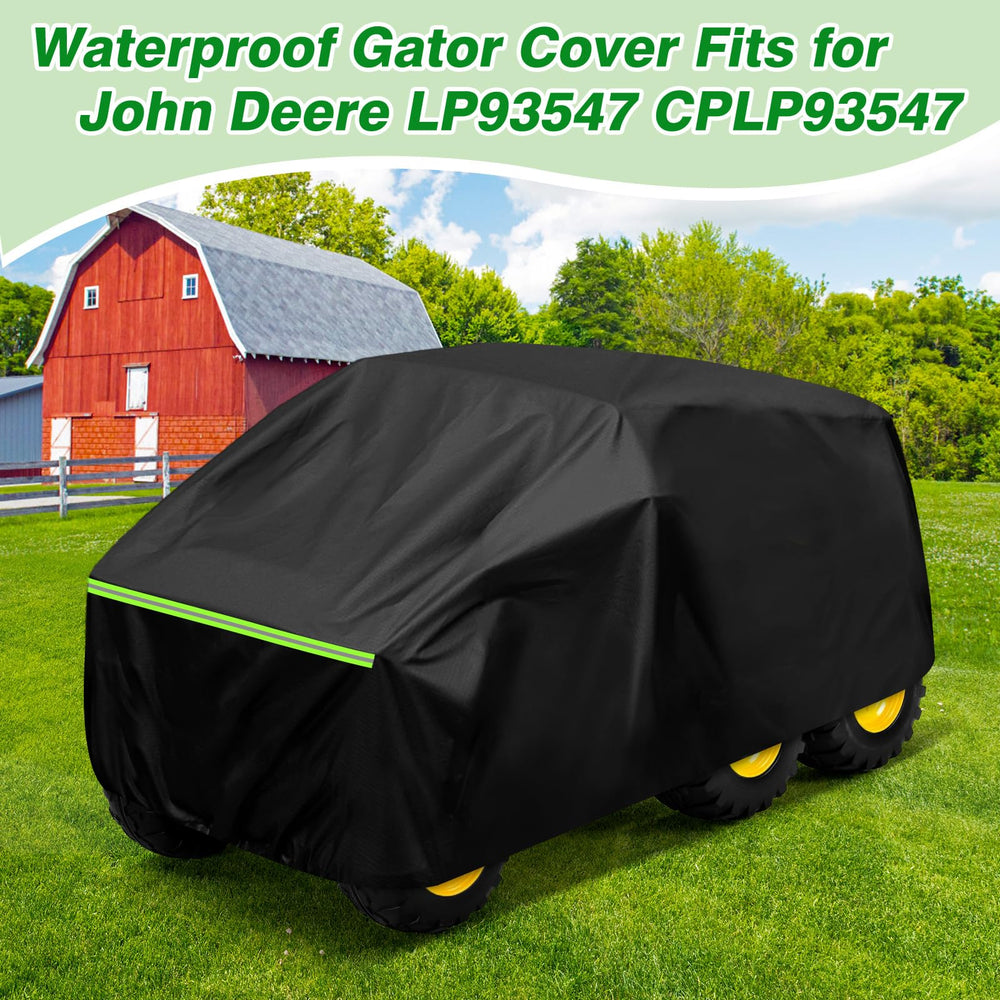 BETERNY cover installed on John Deere Gator demonstrating full-vehicle protection