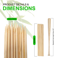 Betesine close-up of bamboo texture and smooth finish for reliable grip