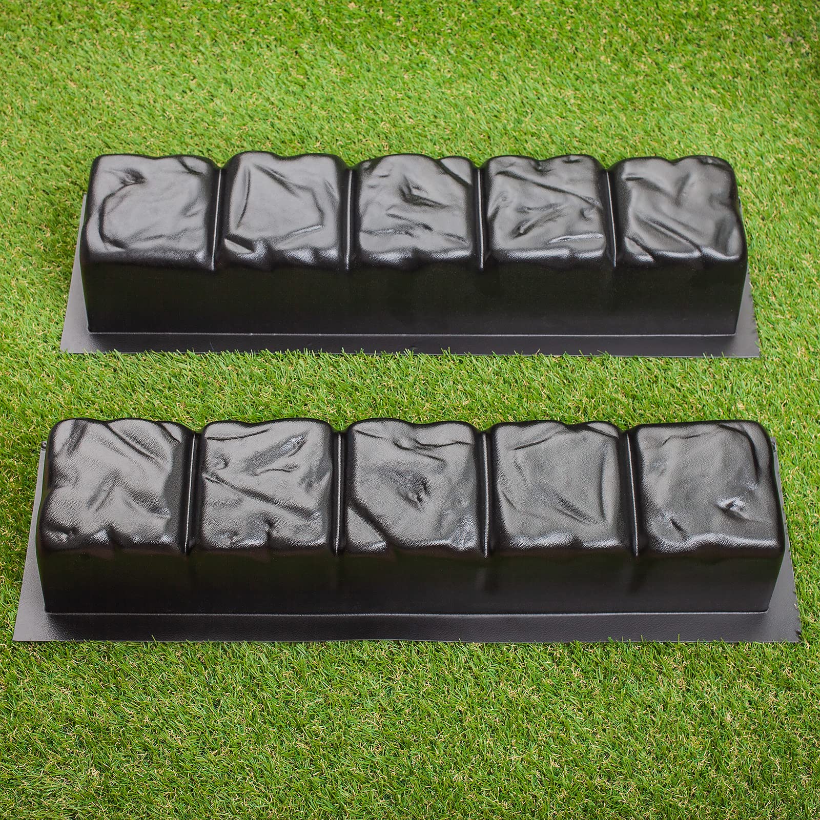 BETONEX front view of the two straight edge molds showing shape and length