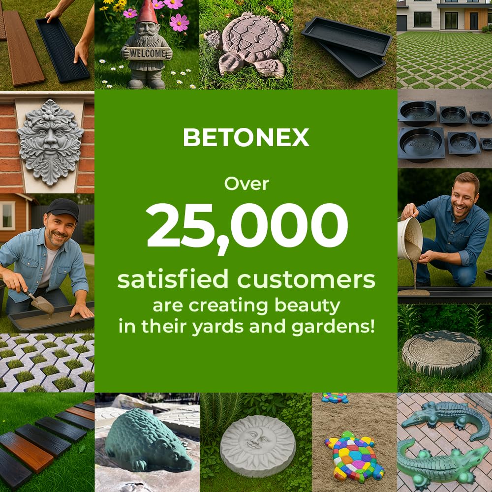 BETONEX finished edging integrated into a garden landscape for curb appeal