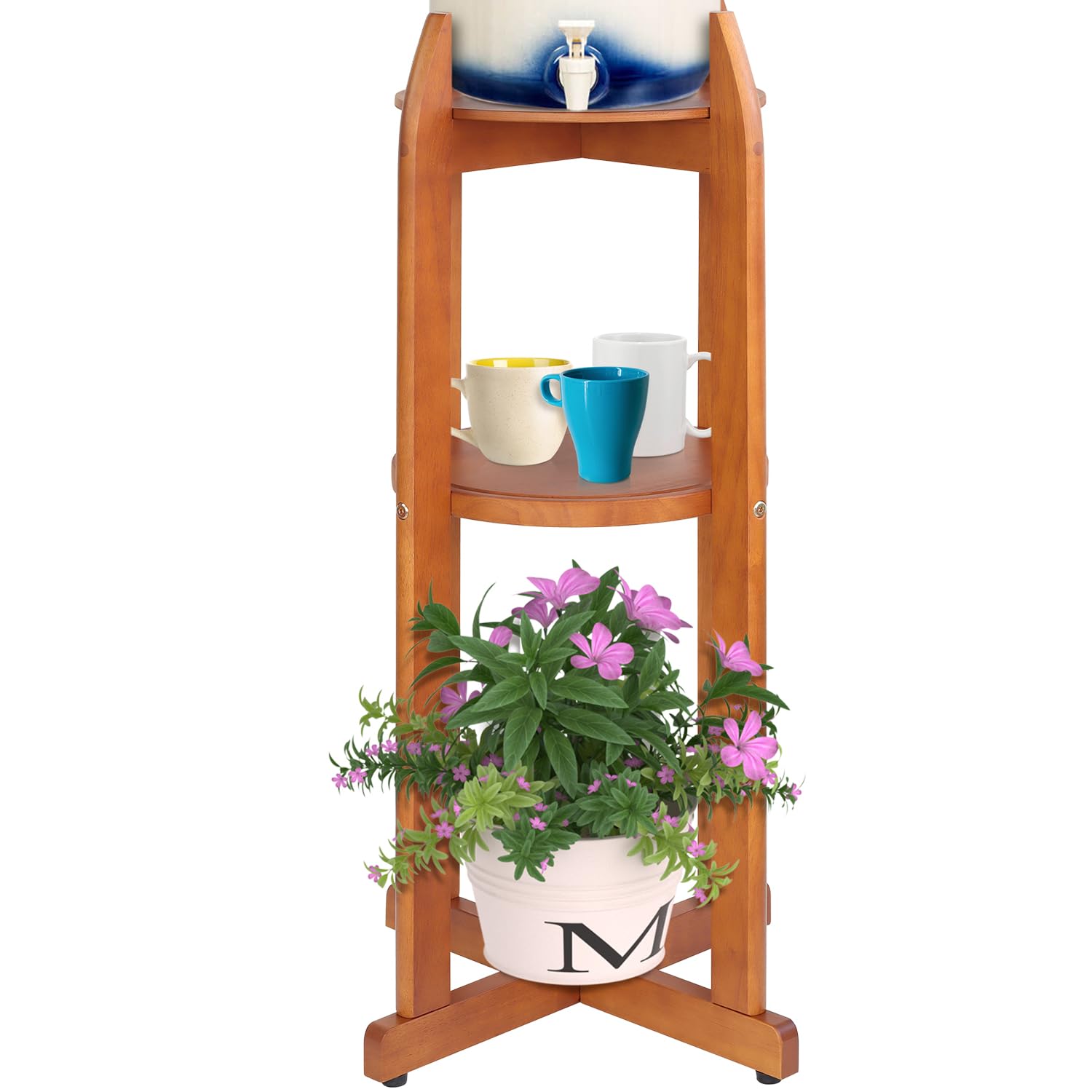 BETSEO lower shelf stocked with cups and supplies for quick access benefit