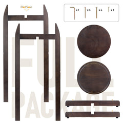 BETSEO two round shelves displayed for storage and organization benefits