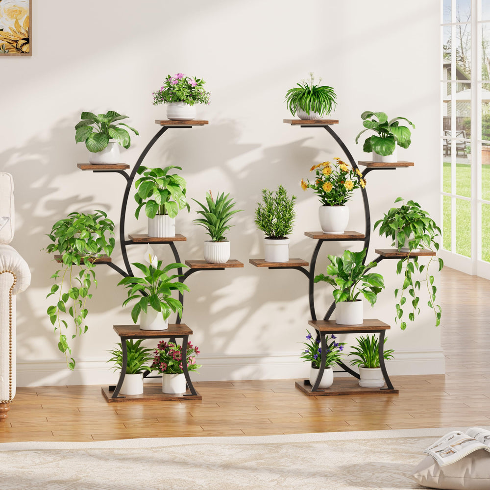 BEVAURORA in use living room display creating decorative plant focal point