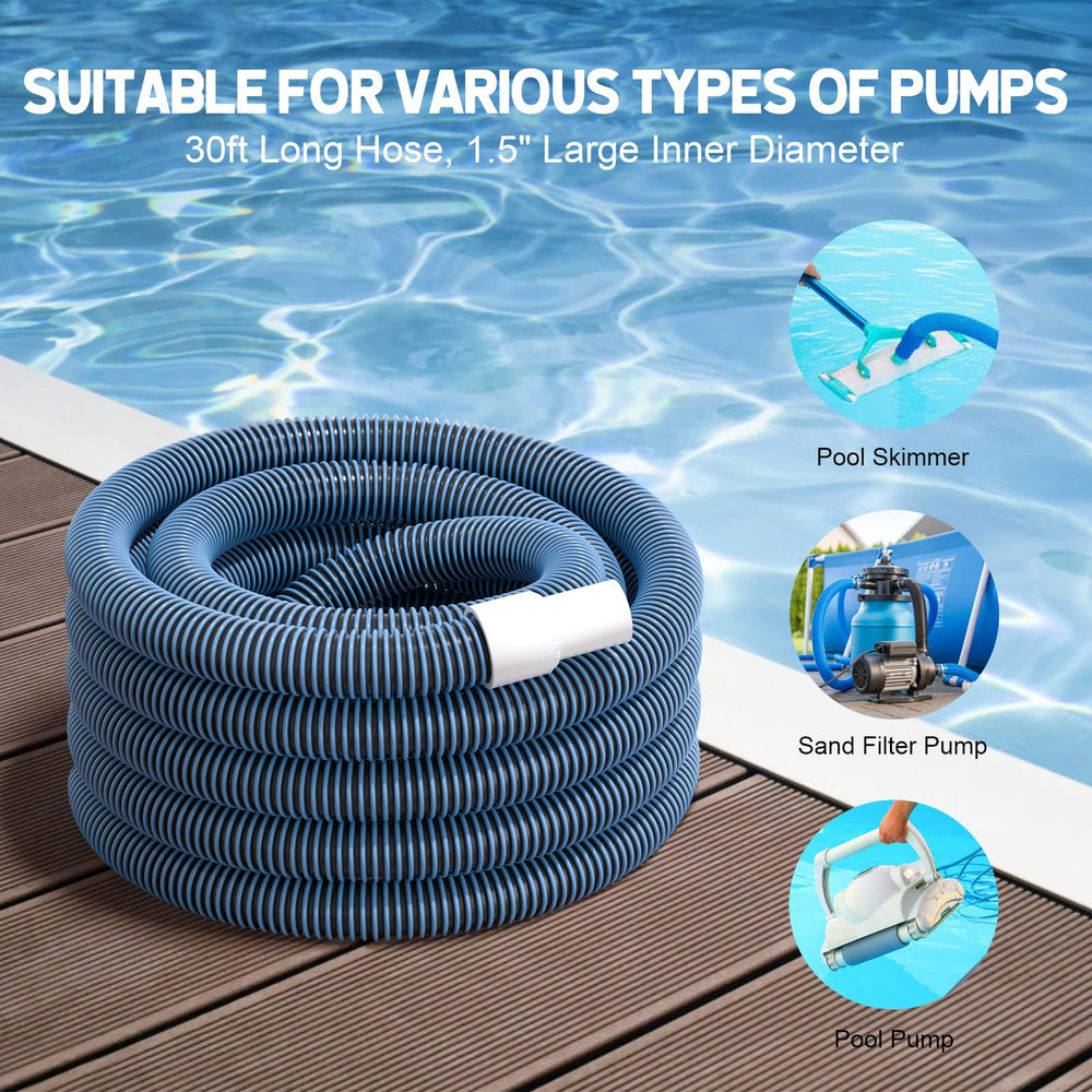 BEWAVE hose attached to vacuum head showing secure connection and usability
