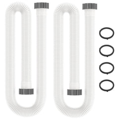 BEWAVE front view of both 1.5" x 59" hoses showing ready-to-install pair and convenience