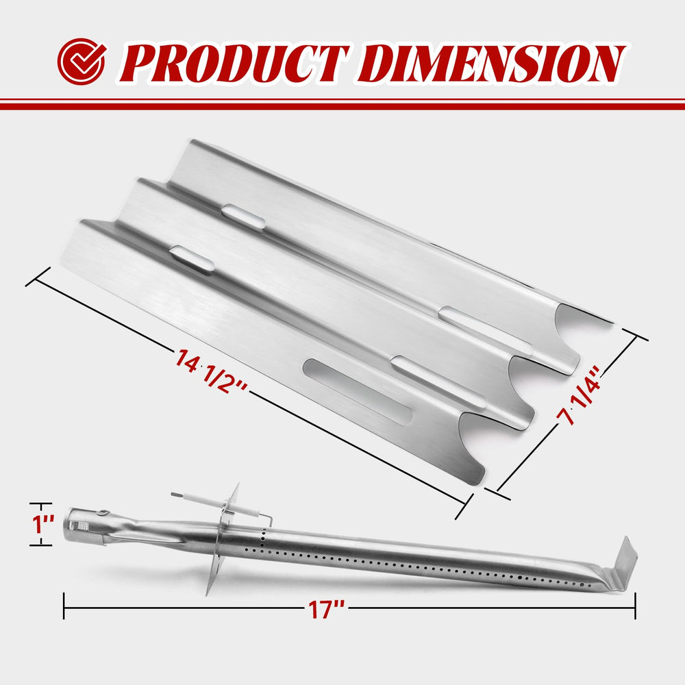 Bewesazy burner tube close-up stainless steel detail for durable even heating