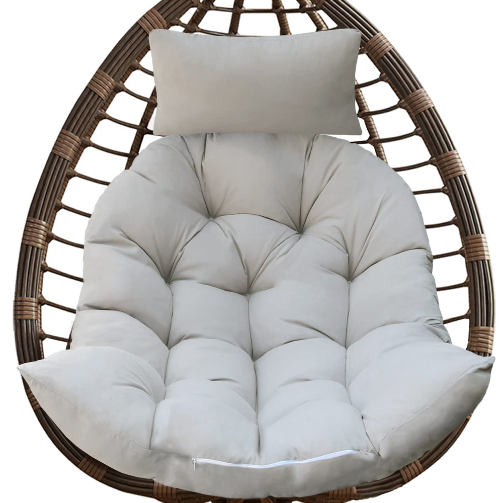Bextile front view cushion on chair showing plush comfort