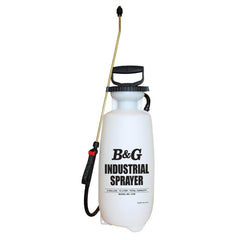 B&G PB Industrial front view showing 2-gallon tank and pump, professional durability