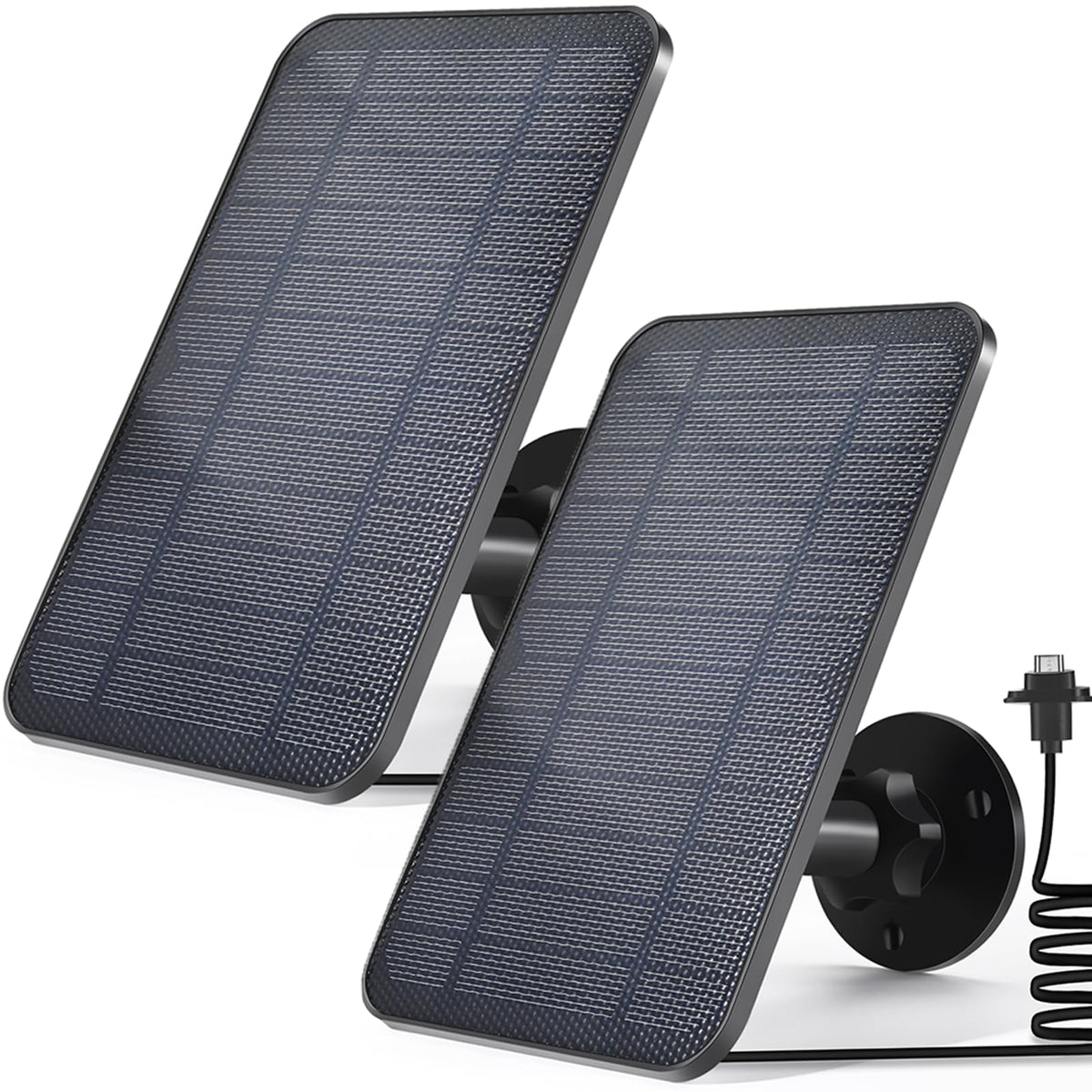 BGJOY solar panel front view showing compact design and mount benefit