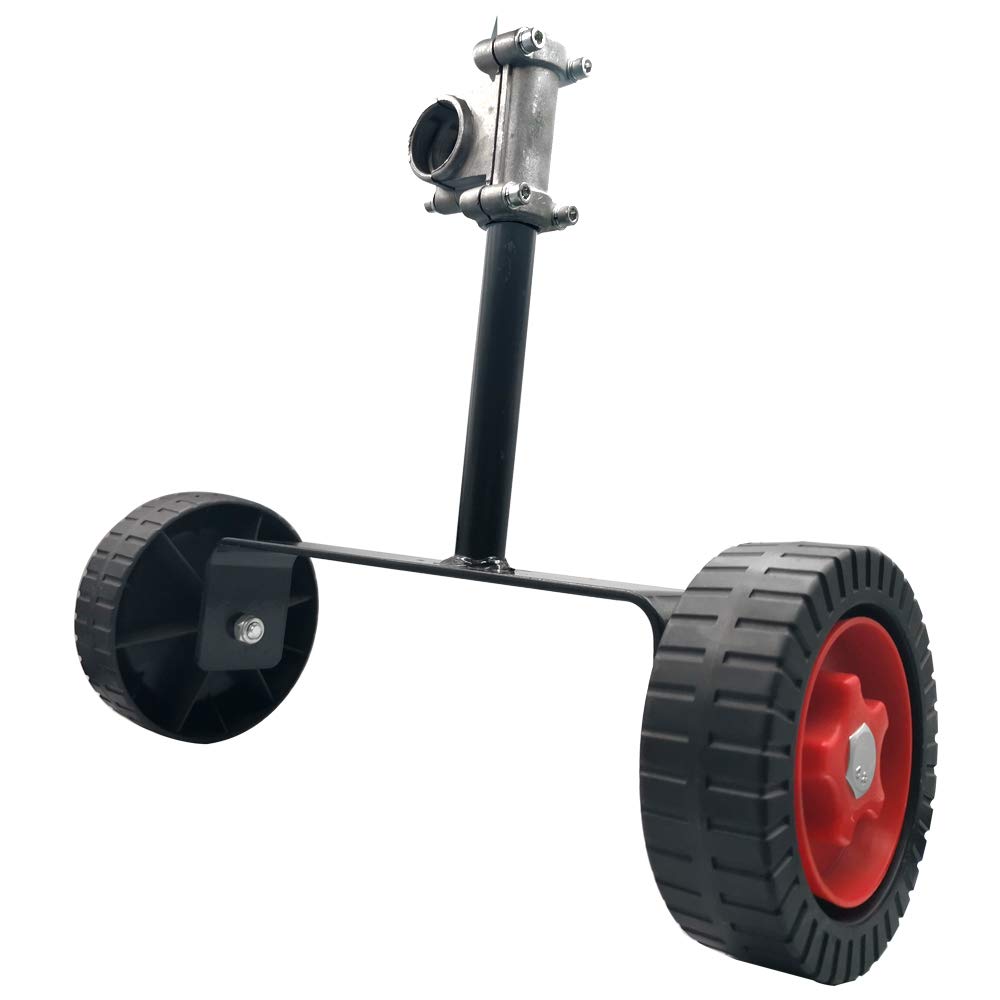 BGTOOL support wheel front view showing compact design and stability benefit