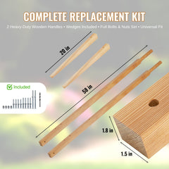 BHROWL close-up of wooden handle grain showing durability and comfortable grip