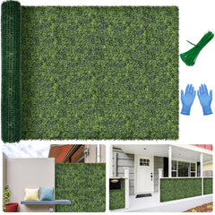BHXCL front view of rolled boxwood panel showing neat packaging and instant coverage benefit