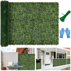 BHXCL boxwood roll front view showing full lush coverage and instant privacy benefit