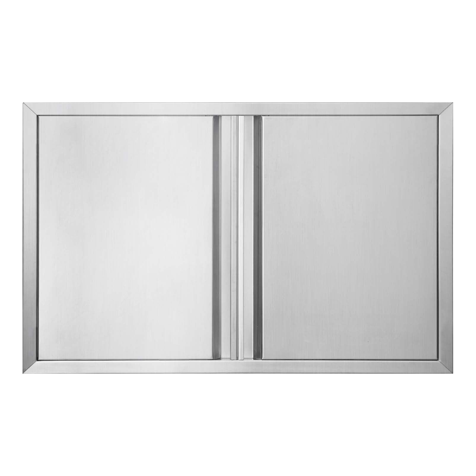 BI-DTOOL front view of double doors showing sleek flush design and elevated curb appeal