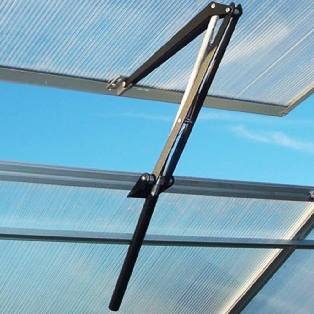 BIBISTORE front view solar opener showing compact, weatherproof design and easy mounting