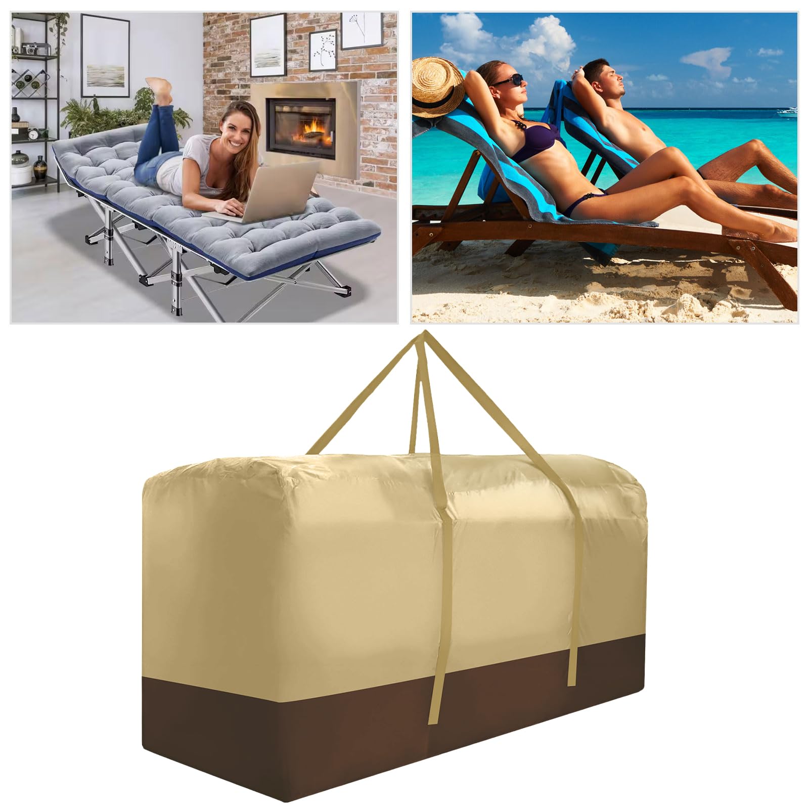 Bicherub reinforced side handles being carried easily to show convenient transport