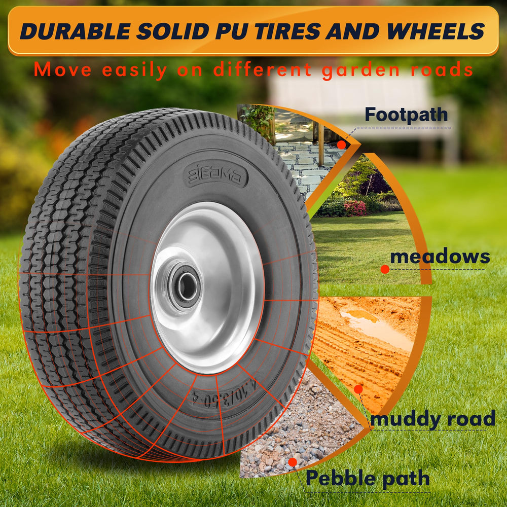 BIEAMA wheel next to a ruler for size comparison showing accurate 10-inch diameter benefit