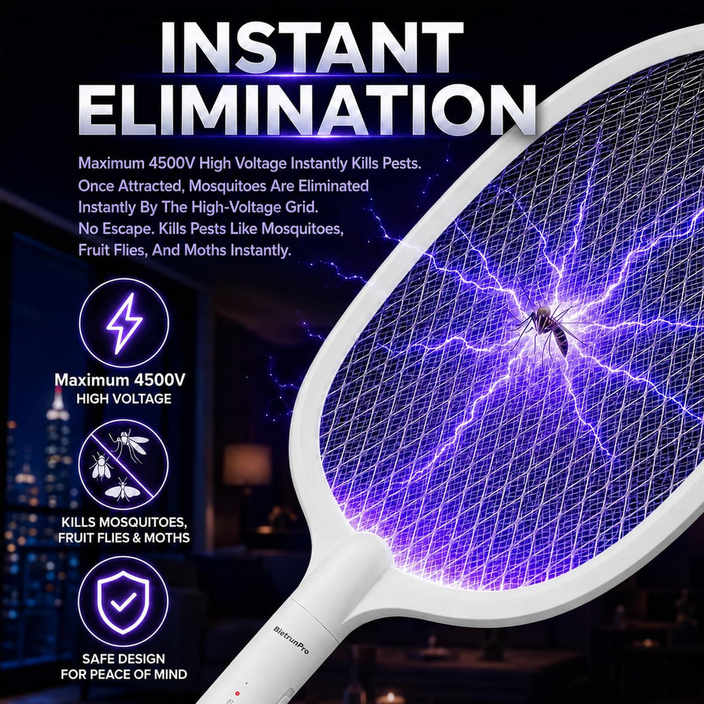 BietrunPro close-up of electric grid revealing powerful zap safety