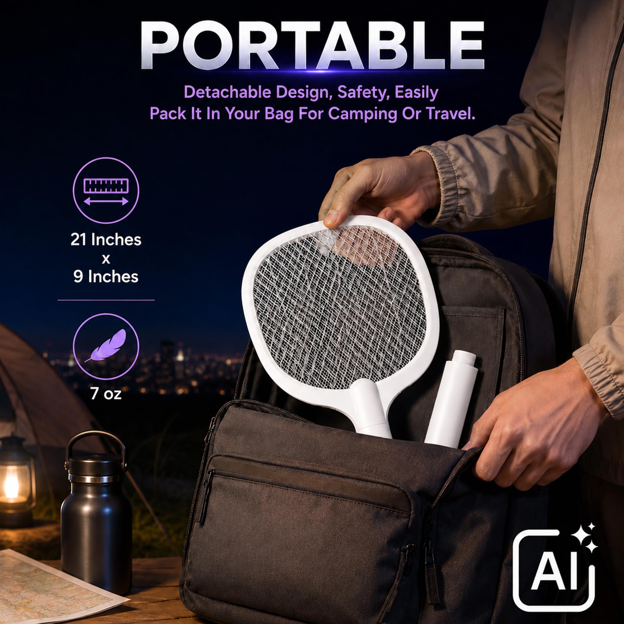 BietrunPro open battery compartment highlighting removable safety