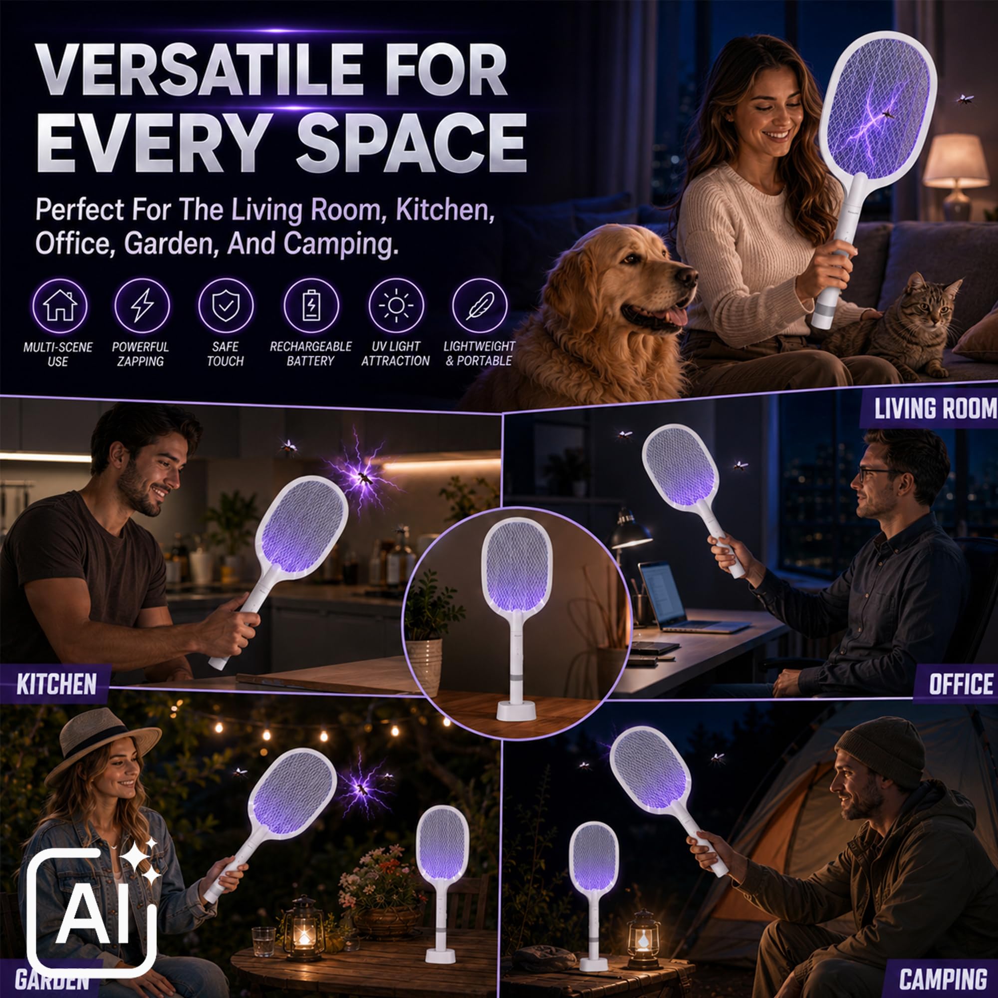 BietrunPro two rackets on tabletop illustrating dual-use convenience