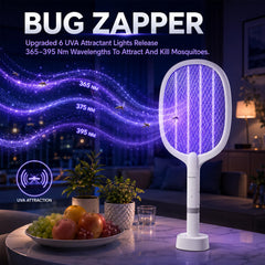 BietrunPro on dock with UV light attracting pests for hands-free use