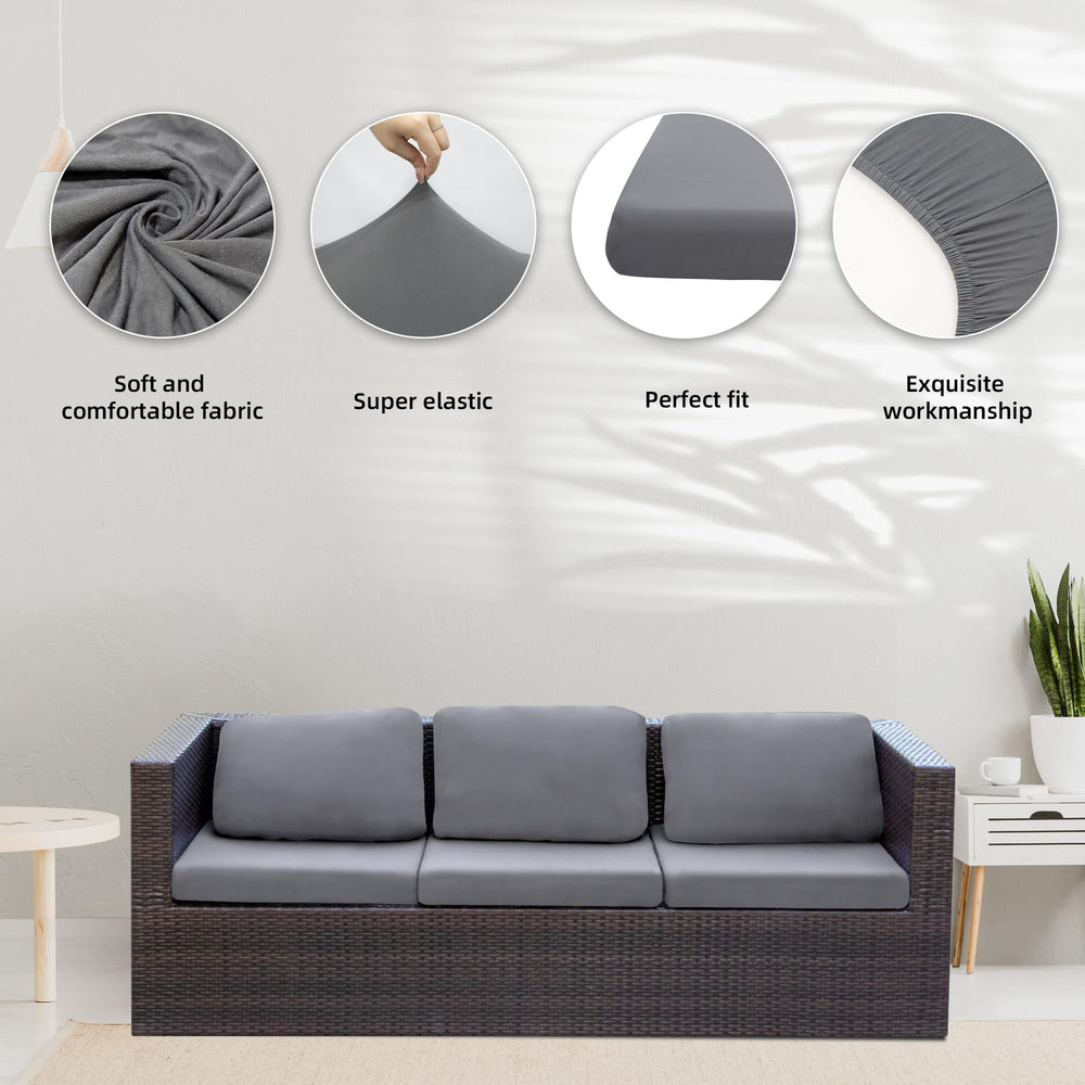 BIETYONE covers fitted on patio sofa illustrating refreshed outdoor seating appeal